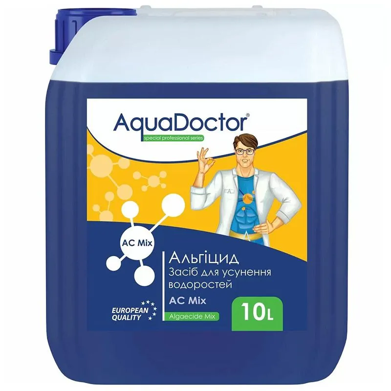 Альгицид для устранения водорослей AquaDoctor AC Mix, 10 л, AC MIX-10 купить недорого в Украине, фото 1