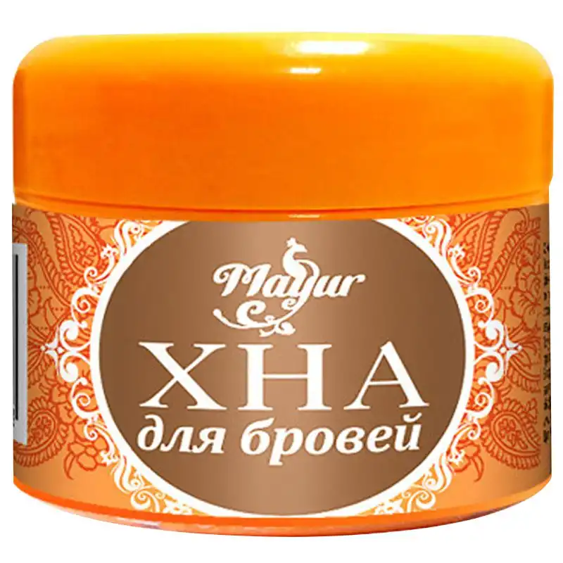 Хна для бровей Mayur, светло-коричневый, 10 г купить недорого в Украине, фото 1