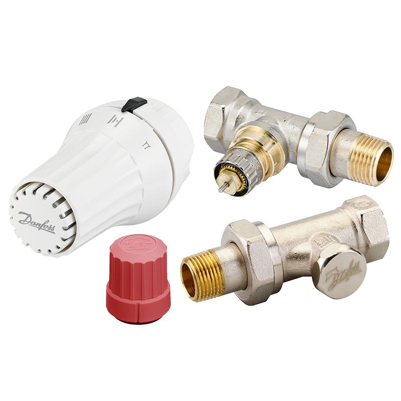 Купити Комплект термостатичний прямий Danfoss, RA-N +RAE +RLV-S, 1/2 ...