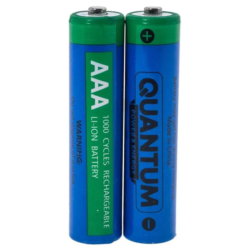 Аккумулятор Quantum, Li-ion, 1,5 В, 2 шт, Li-ionAAA-500-BP2 купить недорого в Украине, фото 1