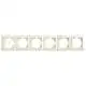 Рамка шестимісна Gunsan Visage, крем, VS 2812147 купити недорого в Україні, фото 1