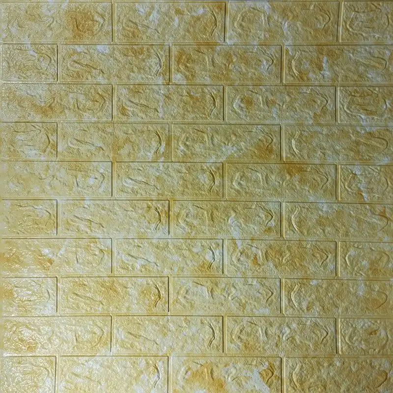 3D-панель стінова Sticker Wall, 700х770х5 мм, жовта, HP-BM-11 купити недорого в Україні, фото 1