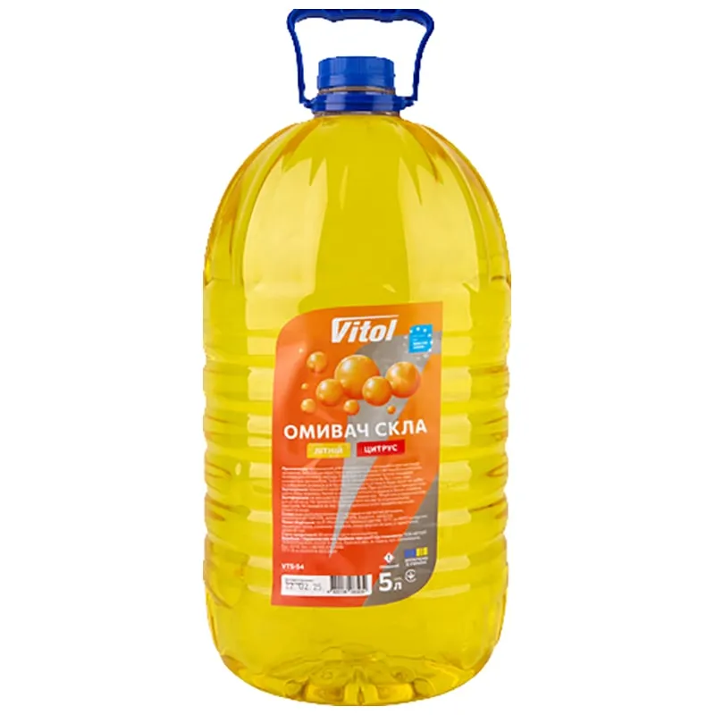 Омивач скла літній Vitol VTS-54 Цитрус, +5°C, 5 л купити недорого в Україні, фото 1