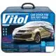 Тент автомобильный Vitol, M, подкладка PEVA+non PP Cotton, серый, JC13402 M купить недорого в Украине, фото 1
