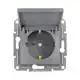 Розетка Schneider Electric Asfora, з кришкою, сталь, EPH3100162, фото 1 Розетка Schneider Electric Asfora, з кришкою, сталь, EPH3100162 купити недорого в Україні, фото 1