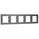 Рамка п'ятипостова Schneider Electric Asfora, сталь, EPH5800562 купити недорого в Україні, фото 2