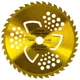 Диск для триммера Master Tool Predator, 255х25,4х40T, с победитовой напайкой закаленный, 19-2004, фото 1 Диск для триммера Master Tool Predator, 255х25,4х40T, с победитовой напайкой закаленный, 19-2004 купить недорого в Украине, фото 1