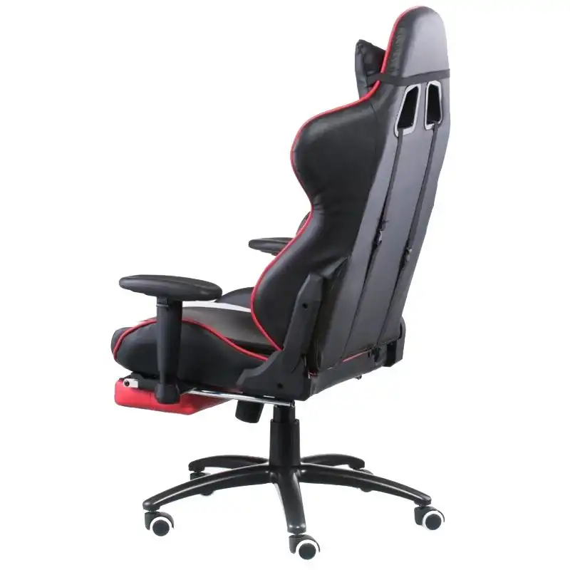 Кресло офисное Special4You ExtremeRace with footrest black/red/white, E4978 купить недорого в Украине, фото 2