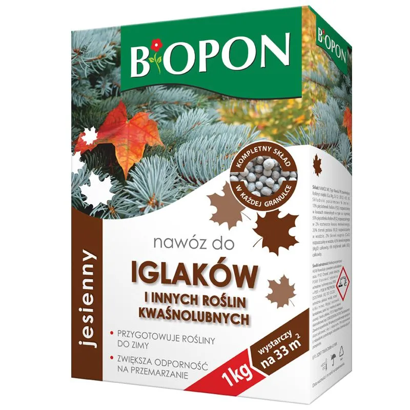 Удобрение для хвойных растений Biopon Осень, 3 кг купить недорого в Украине, фото 1