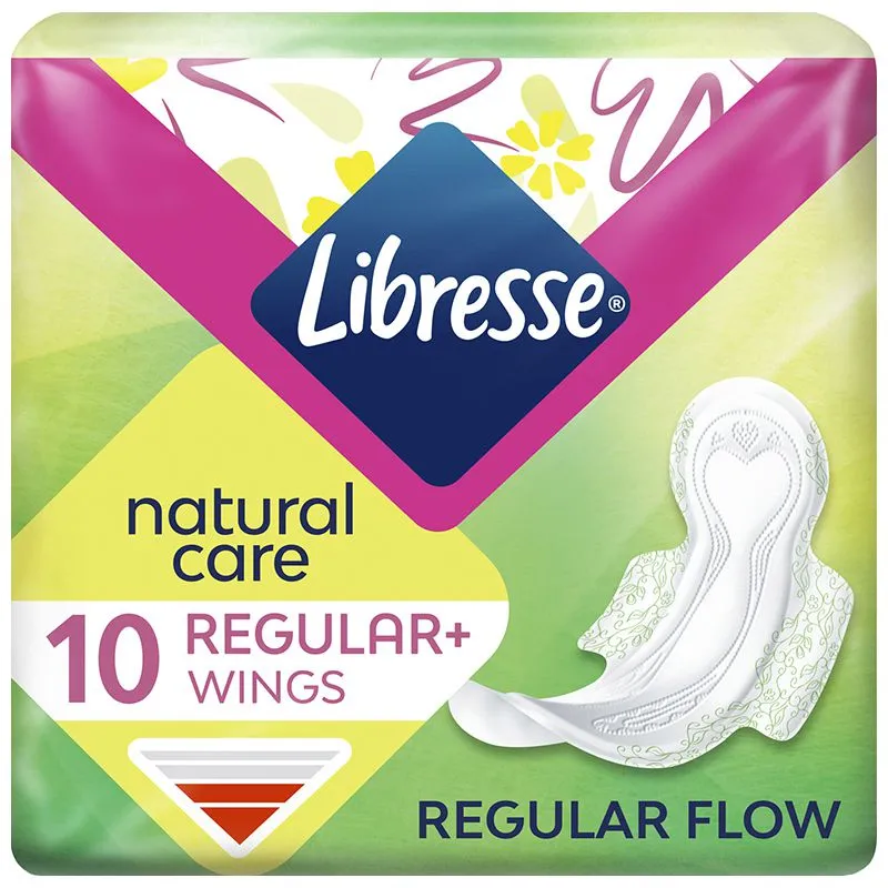 Прокладки Libresse Natural Care Ultra Clip Normal, 10 шт, 9870 купити недорого в Україні, фото 1