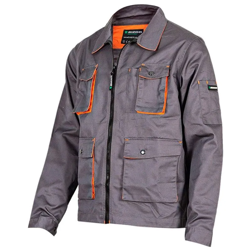 Куртка рабочая Sizam Newcastle-PT, серо-оранжевый, размер 2 XL, 31220 купить недорого в Украине, фото 1