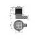 Трап для душа AlcaPlast Smart, 105x105 мм, APV31, фото 2 Трап для душа AlcaPlast Smart, 105x105 мм, APV31 купить недорого в Украине, фото 2
