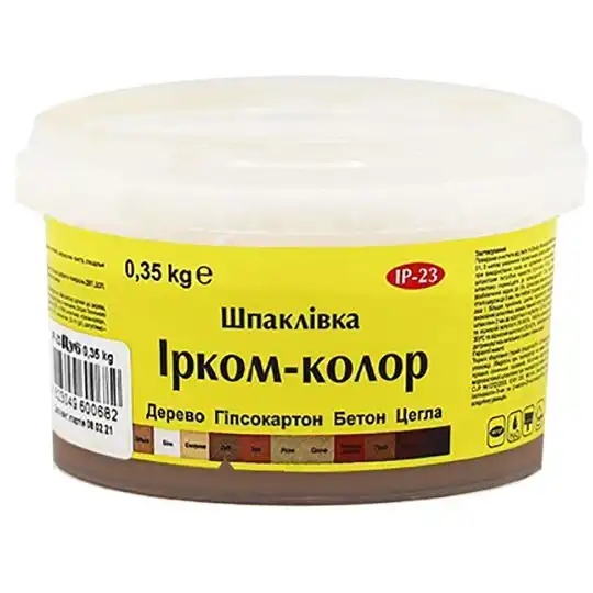 Шпаклівка для дерева Ірком ІР-23, 0,35 кг, дуб купити недорого в Україні, фото 1