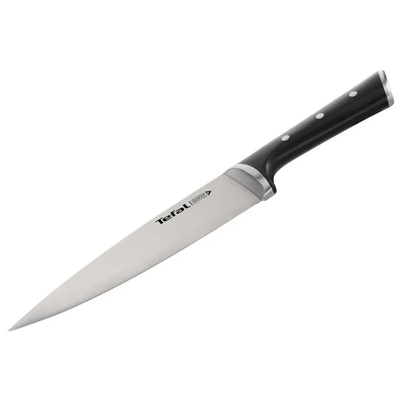 Нож поварской Tefal Ice Force, 20 см, черный, K2320214 купить недорого в Украине, фото 2