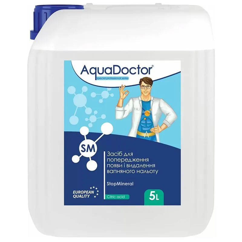 Засіб для зниження жорсткості AquaDoctor SM Stop Mineral, 5 л, sm-5 купити недорого в Україні, фото 1