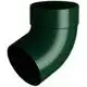 Відвід труби одномуфтовий RainWay 67°, 100 мм, зелений купити недорого в Україні, фото 1