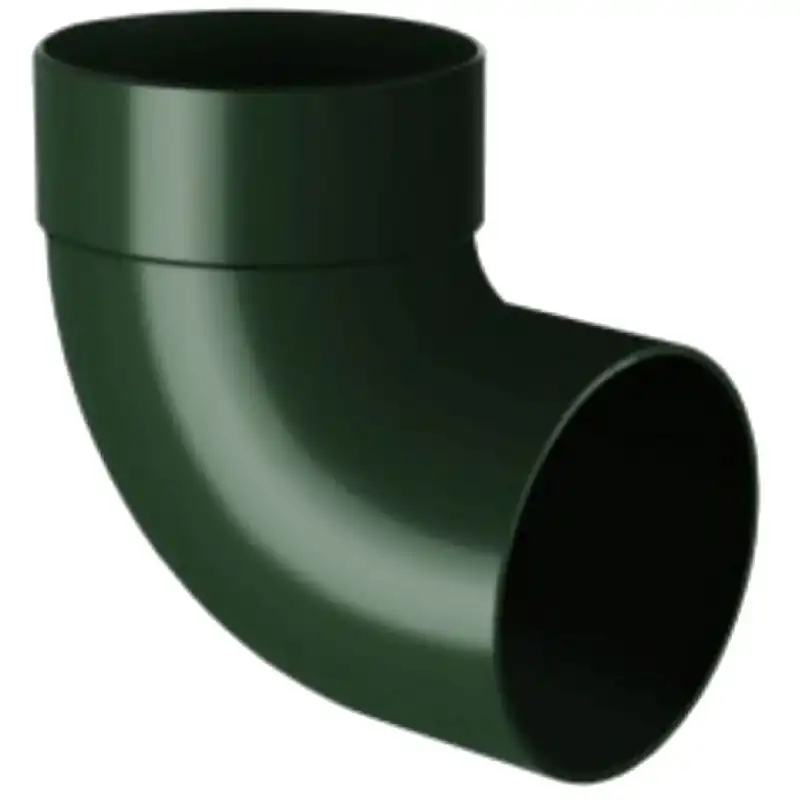 Отвод трубы одномуфтовый RainWay 87°, 100 мм, зеленый купить недорого в Украине, фото 1