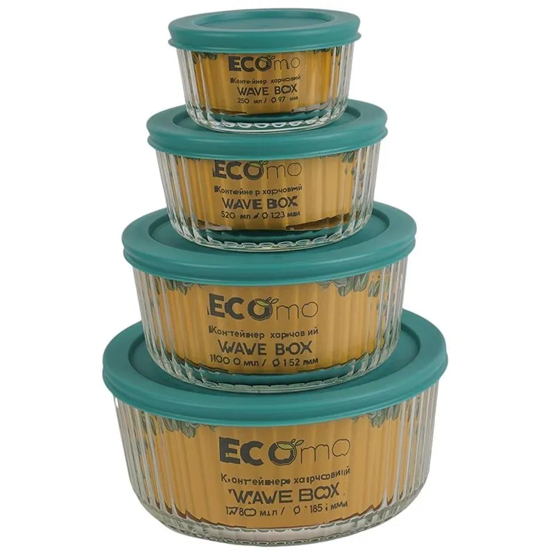 Контейнер с крышкой Ecomo Wave Box, 520 мл, 7108760 купить недорого в Украине, фото 2