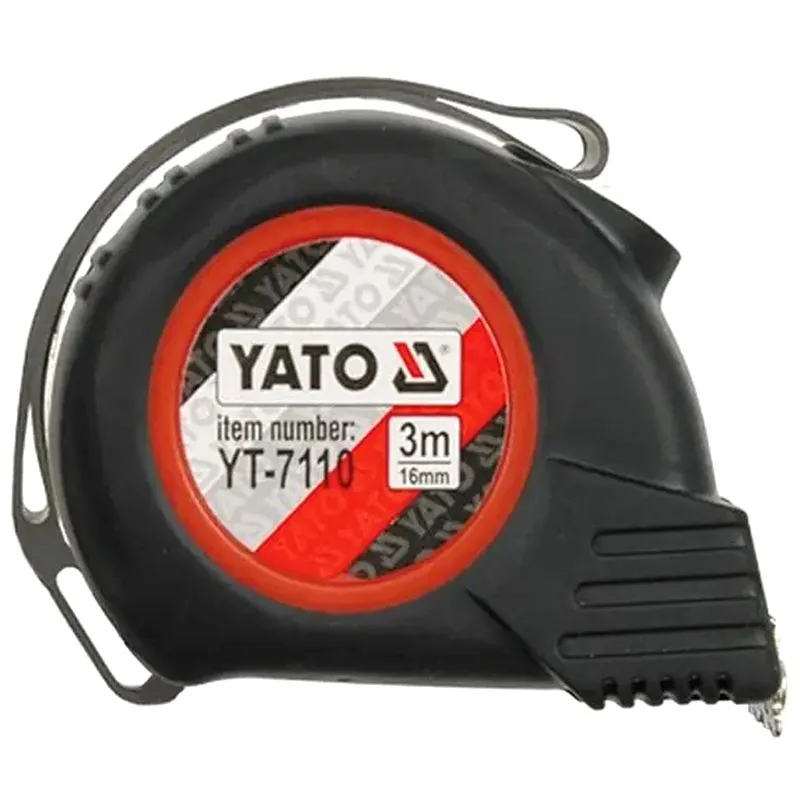 Рулетка Yato, 16 мм, 3 м, YT-7110 купити недорого в Україні, фото 1