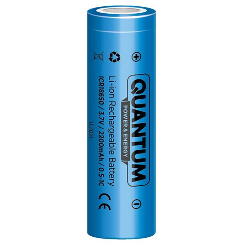 Аккумулятор Quantum, Li-ion, ICR18650, 2200 mAh, ICR18650FH/2200 купить недорого в Украине, фото 1
