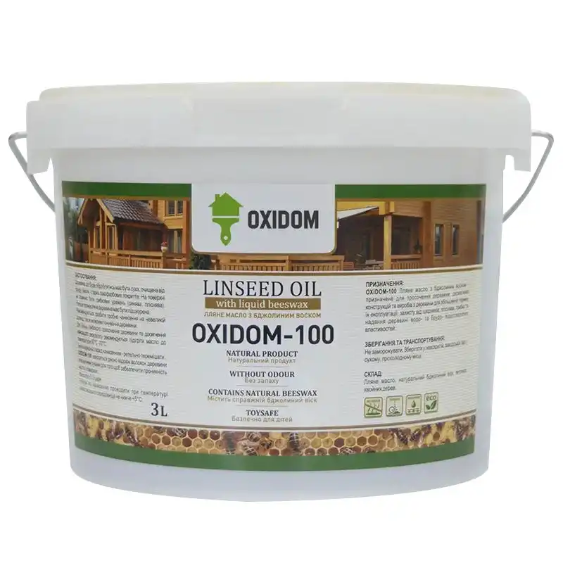 Масло-воск Oxidom-100, 3 л купить недорого в Украине, фото 1