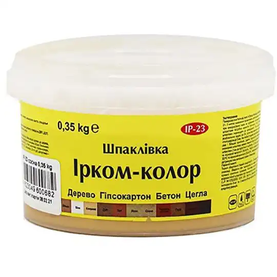 Шпаклівка для дерева Ірком ІР-23, 0,35 кг, сосна купити недорого в Україні, фото 1