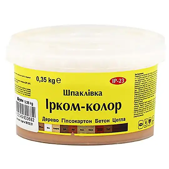Шпаклівка для дерева Ірком IP-23, 0,35 кг, бук купити недорого в Україні, фото 1