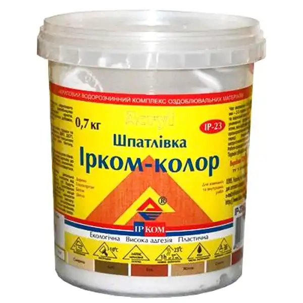 Шпаклевка для дерева Ирком ІР-23, 0,7 кг, бук купить недорого в Украине, фото 2