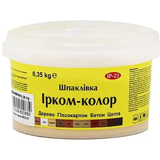 Шпаклевка для дерева Ирком ІР-23, 0,35 кг, ель купить недорого в Украине, фото 1