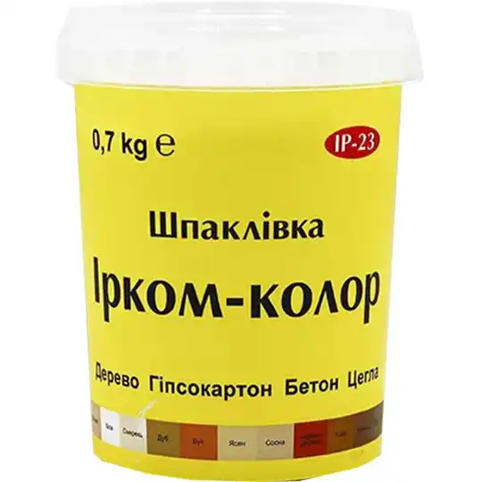 Шпаклевка для дерева Ирком ІР-23, 0,7 кг, ель купить недорого в Украине, фото 1