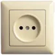 Розетка Gunsan Visage, кремовий, VS 2812113 купити недорого в Україні, фото 1
