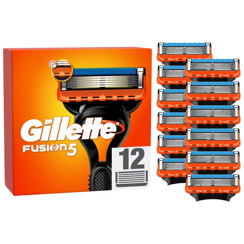 Змінні касети Gillette Fusion, 12 шт купити недорого в Україні, фото 1