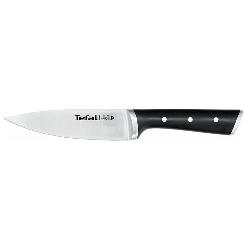Нож шеф-повара Tefal Ice Force, 15 см, черный, K2320324 купить недорого в Украине, фото 1