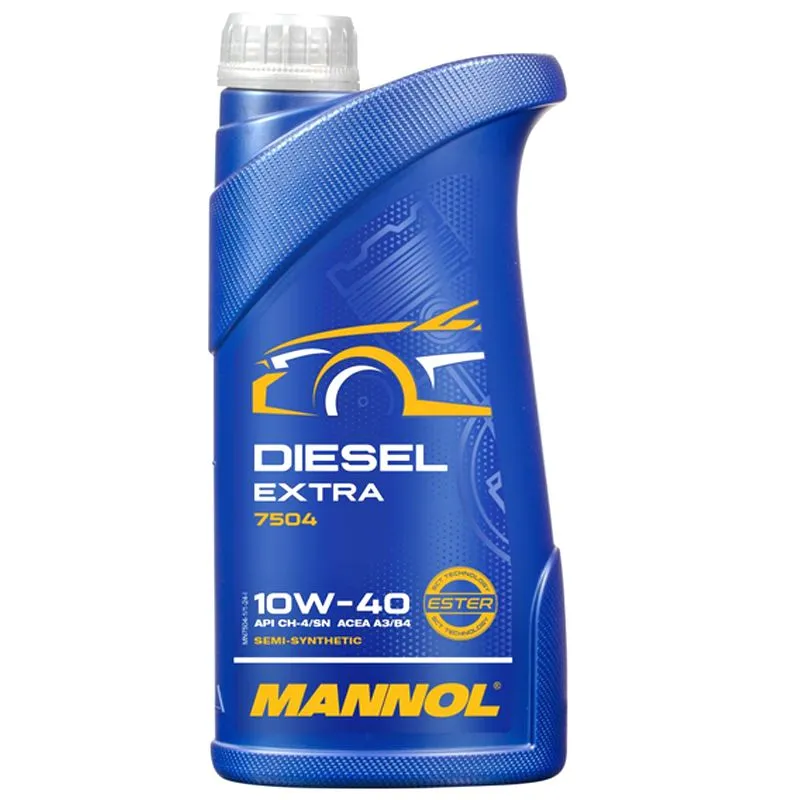 Моторное масло MANNOL Diesel Extra SAE 10W-40, 1 л, MN7504-1 купить недорого в Украине, фото 1