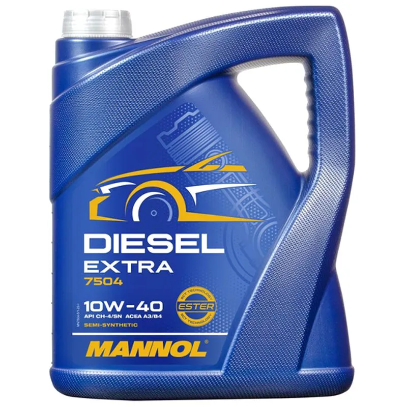 Моторное масло MANNOL Diesel Extra SAE 10W-40, 5 л, MN7504-5 купить недорого в Украине, фото 1