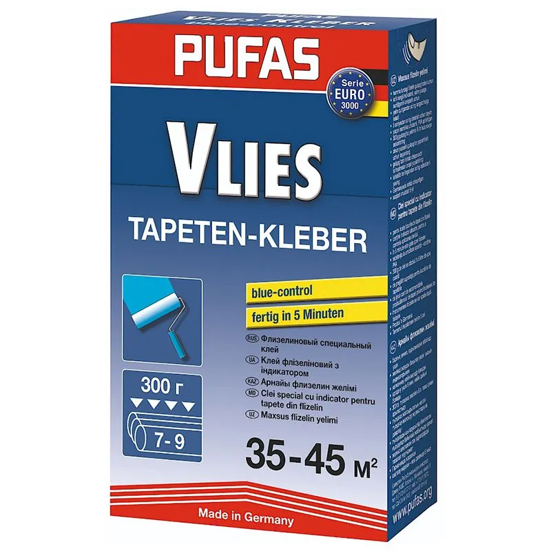 Клей для обоев Pufas, с индикатором, 300 г купить недорого в Украине, фото 1