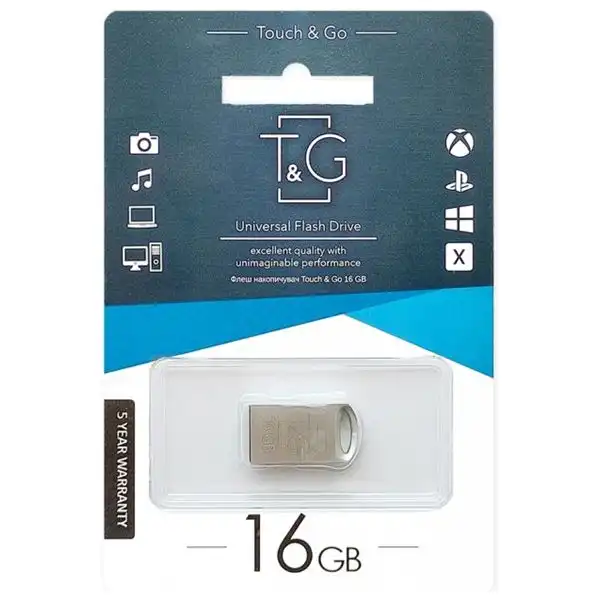 Накопичувач USB T&G 105 Metal Series, 16GB, ЦБ-0052837 купити недорого в Україні, фото 2