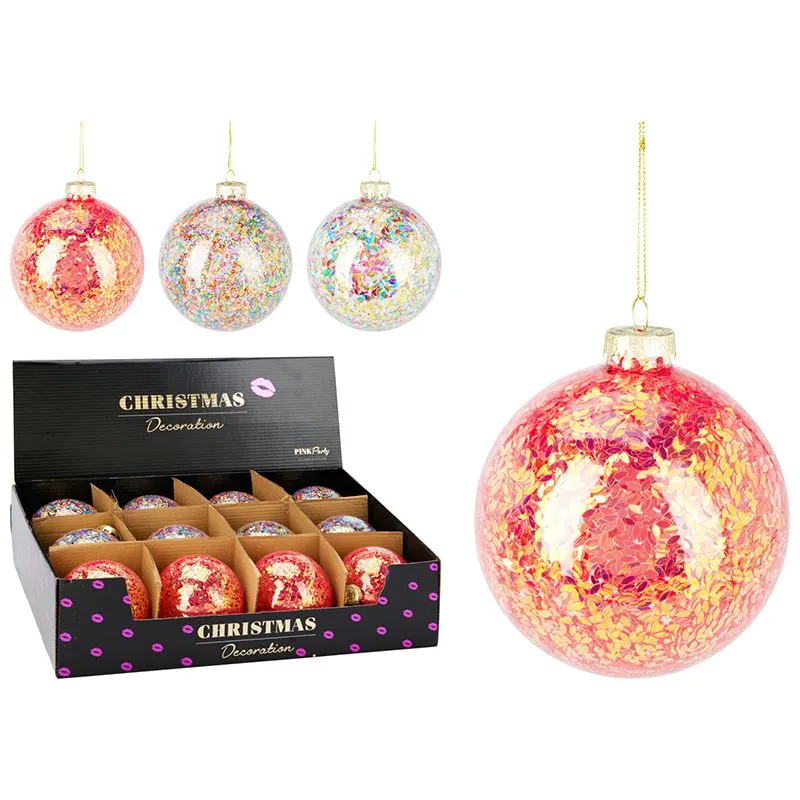 Шар новогодний Koopman, 10 см, в ассортименте, ABR221880 купить недорого в Украине, фото 2