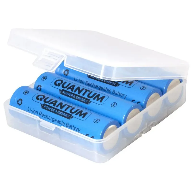 Аккумулятор Quantum, Li-ion, ICR18650, 2600 mAh, 4 шт, ICR18650TH/2600-PB4 купить недорого в Украине, фото 2