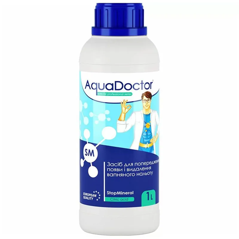 Средство для снижения жесткости AquaDoctor SM Stop Mineral, 1 л, sm-1 купить недорого в Украине, фото 1