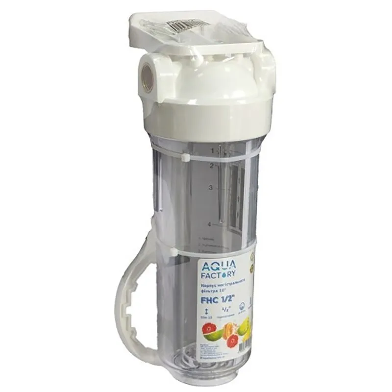 Корпус фільтра Aqua Factory FHV 1/2", білий купити недорого в Україні, фото 1