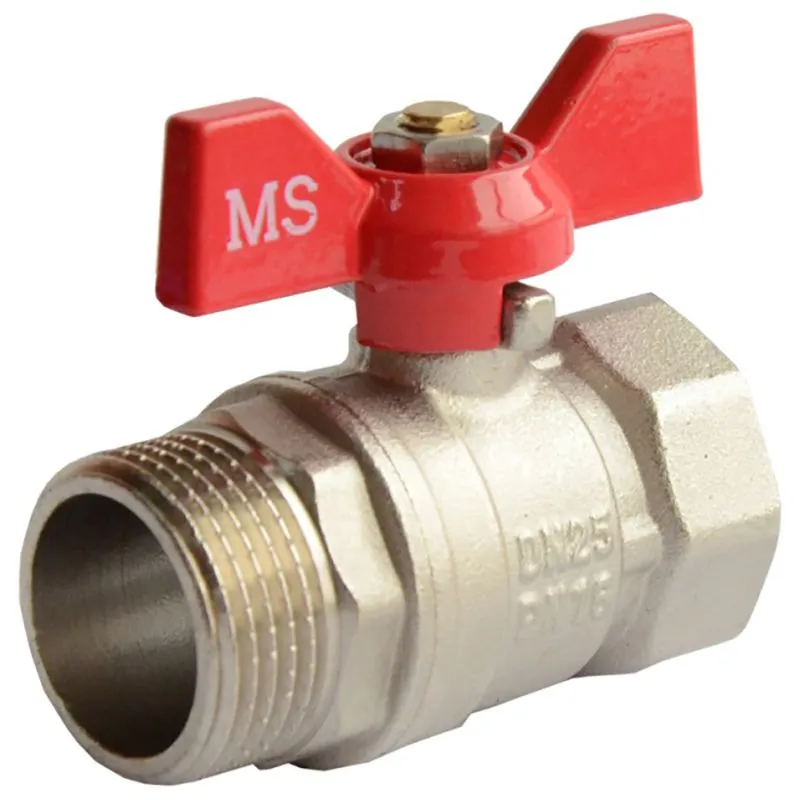 Кран шаровой MS, 25 мм, В/Н, 000014547 купить недорого в Украине, фото 1