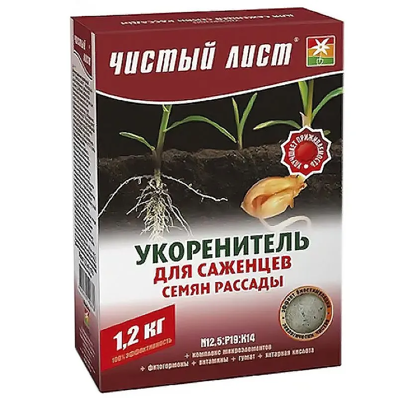 Удобрение укоренитель Чистое Лист, 1,2 кг купить недорого в Украине, фото 1