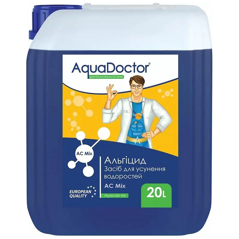 Альгіцид для усунення водоростей AquaDoctor AC Mix, 20 л, AC MIX-20 купити недорого в Україні, фото 1