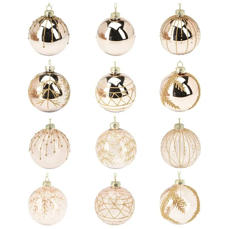 Куля новорічна Koopman, 8 см, в асортименті, ABR822500 купити недорого в Україні, фото 2