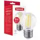 Лампа Maxus Clear Filament, G45, 7W, 2700K, E27, 1-MFM-743, фото 1 Лампа Maxus Clear Filament, G45, 7W, 2700K, E27, 1-MFM-743 купити недорого в Україні, фото 1