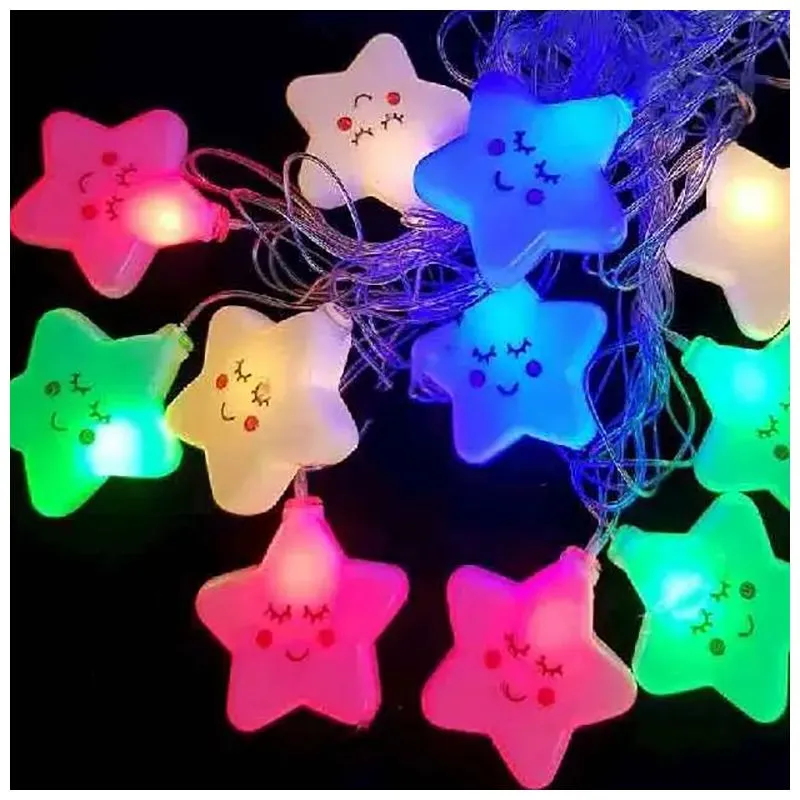 Гірлянда світлодіодна Зірочка, 12 Led, 5 м, теплий білий, 1698-18, фото 1 Гірлянда світлодіодна Зірочка, 12 Led, 5 м, теплий білий, 1698-18 купити недорого в Україні, фото 1