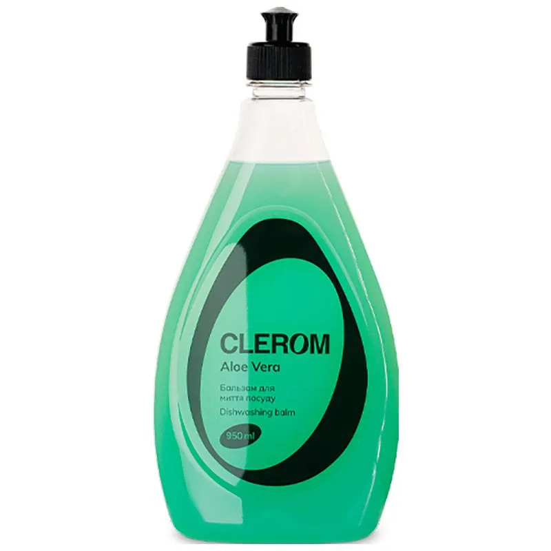 Бальзам для миття посуду Clerom Aloe Vera, 0,95 л, 20302 купити недорого в Україні, фото 1