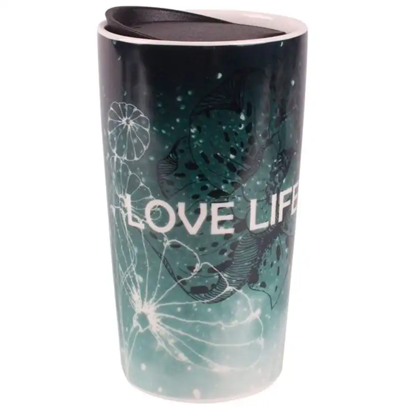 Чашка с крышкой Limited Edition Travel Love Life, 360 мл, 6687763 купить недорого в Украине, фото 1