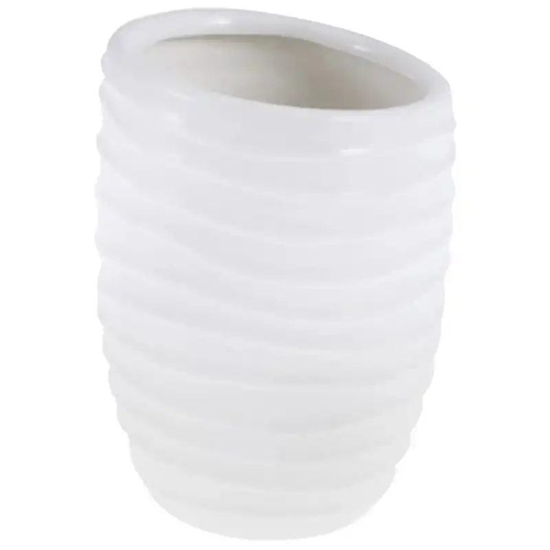 Склянка для зубних щіток AWD Marea, кераміка, білий, 2191251 купити недорого в Україні, фото 1